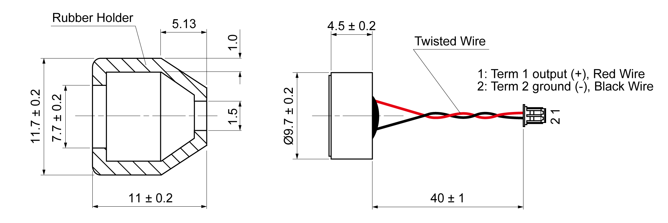 CMO9745-X215 Mechanical Drawing